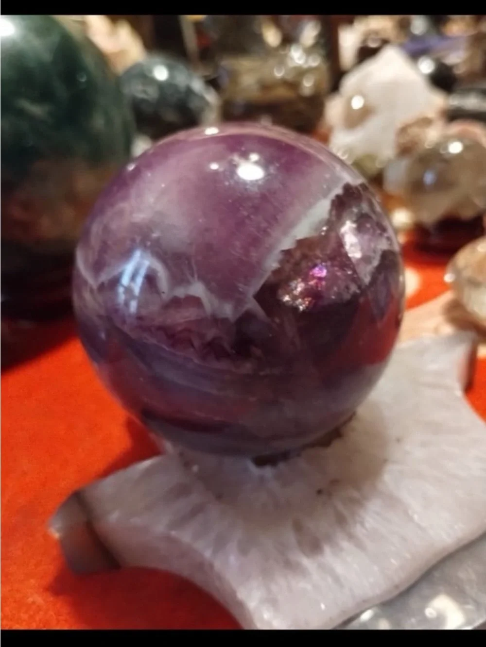 Candy Fluorite Sphere Large UHQ